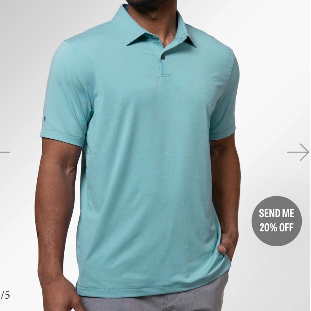 NWT LinkSoul Drysdale Performance Polo in Marina